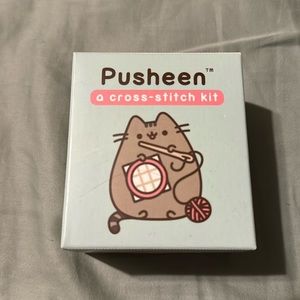 Pusheen cross-stitch kit
